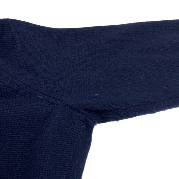 Chanel Cardigan Size 38 M Women - P59182 Dark Navy And Orange Long Sleeves / - Picture 11 of 12